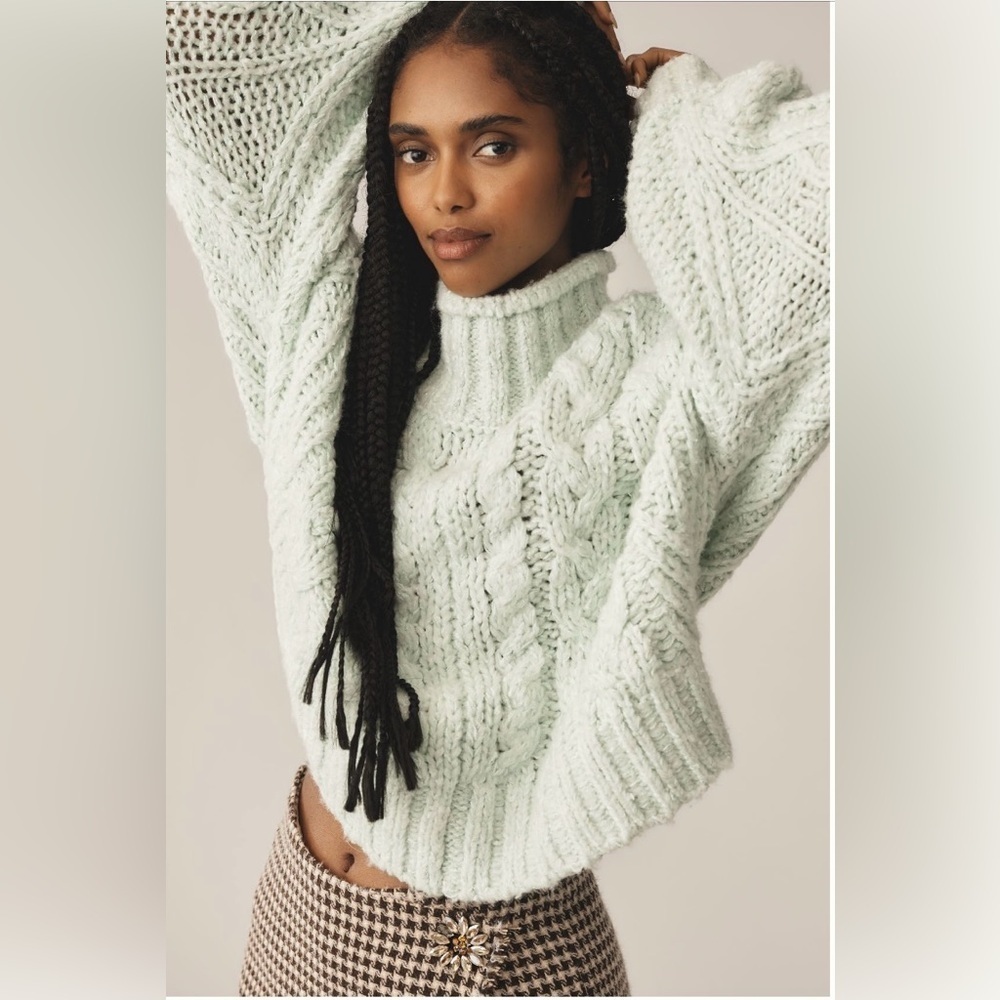 Anthropologie Fisherman Sweater Size XS NWT